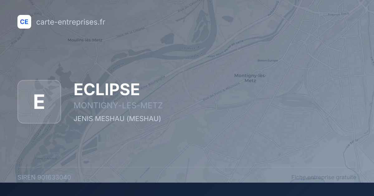 ECLIPSE — 901633040 — fiche entreprise