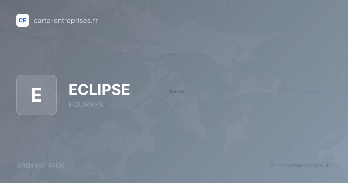ECLIPSE — 905134136 — fiche entreprise