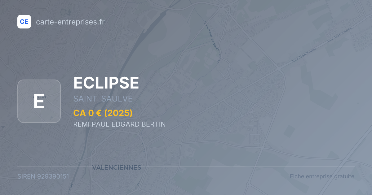 ECLIPSE — 929390151 — fiche entreprise
