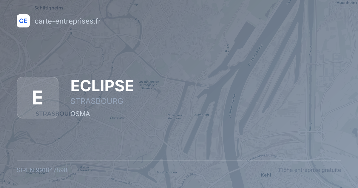 ECLIPSE — 991847898 — fiche entreprise