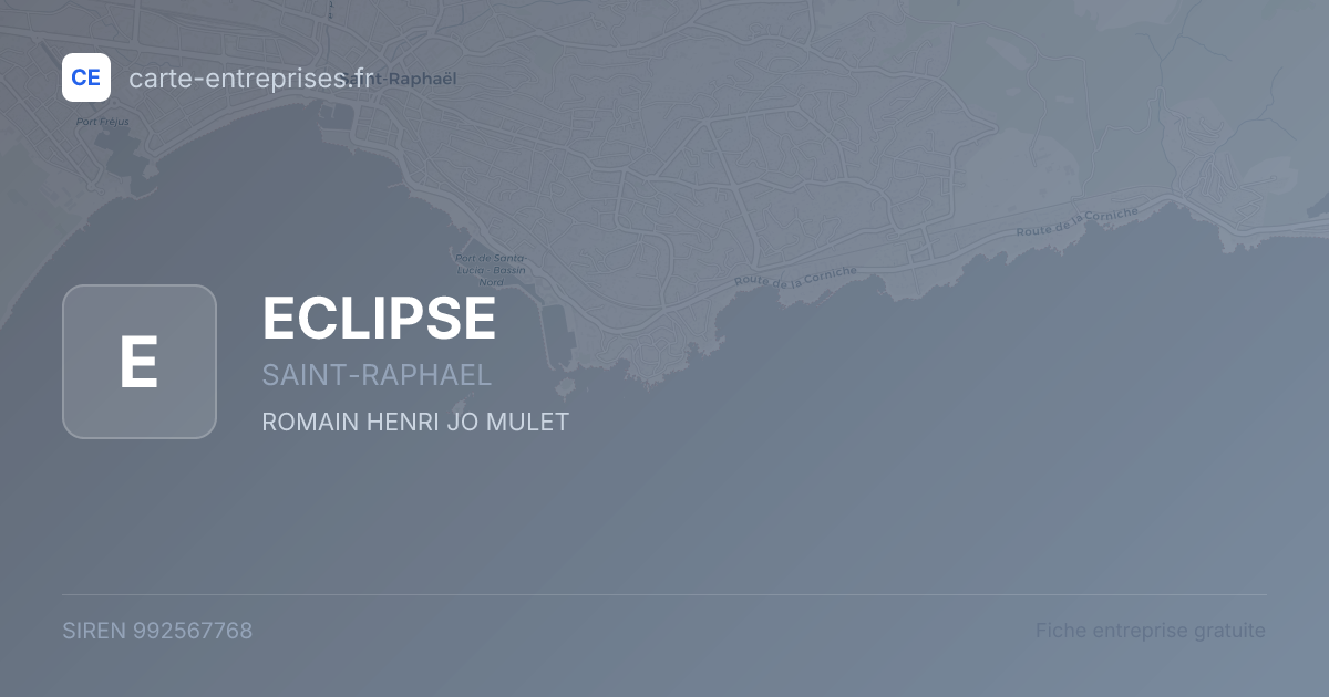 ECLIPSE — 992567768 — fiche entreprise