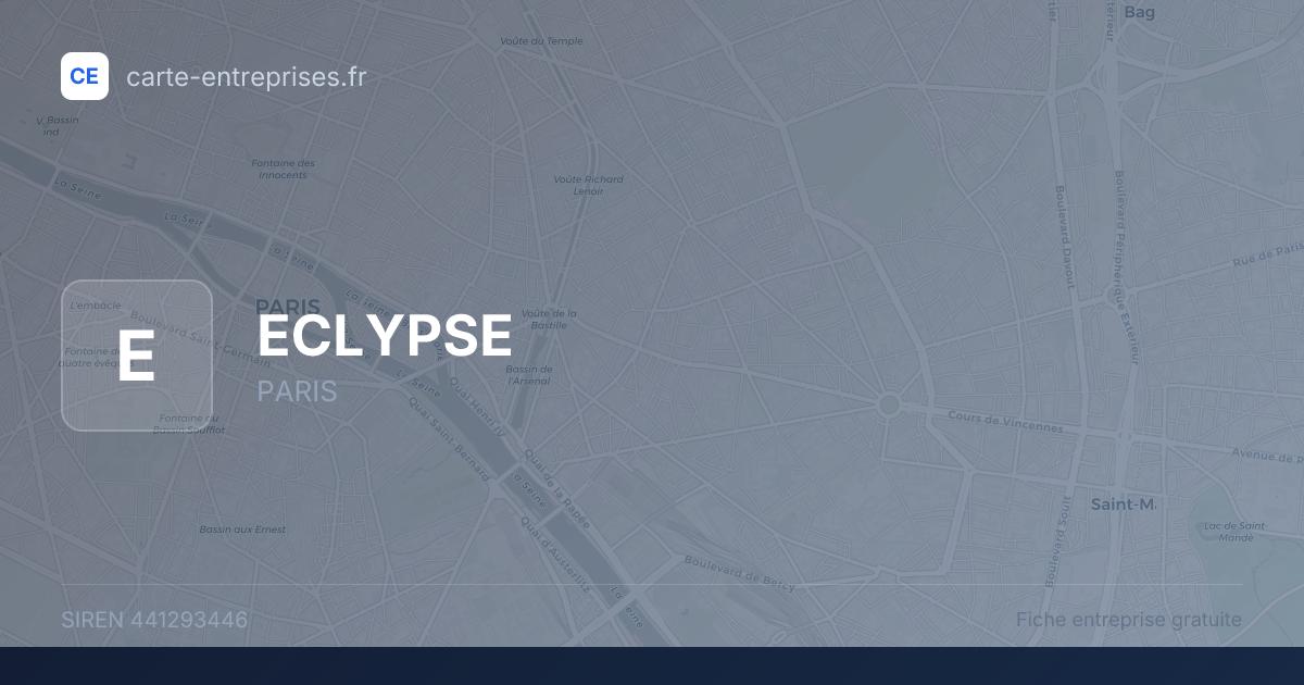 ECLYPSE — 441293446 — fiche entreprise