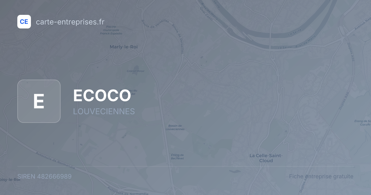 ECOCO — 482666989 — fiche entreprise