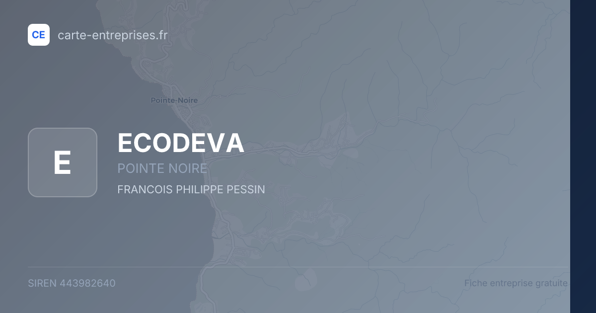 ECODEVA — 443982640 — fiche entreprise