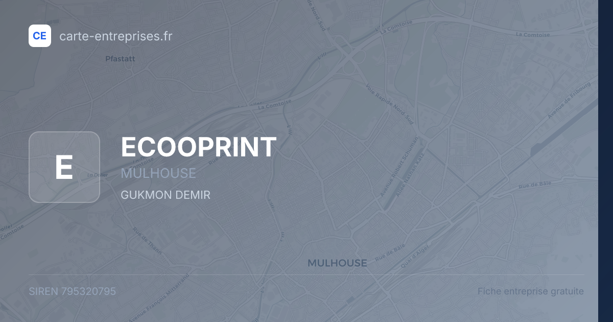 ECOOPRINT — 795320795 — fiche entreprise