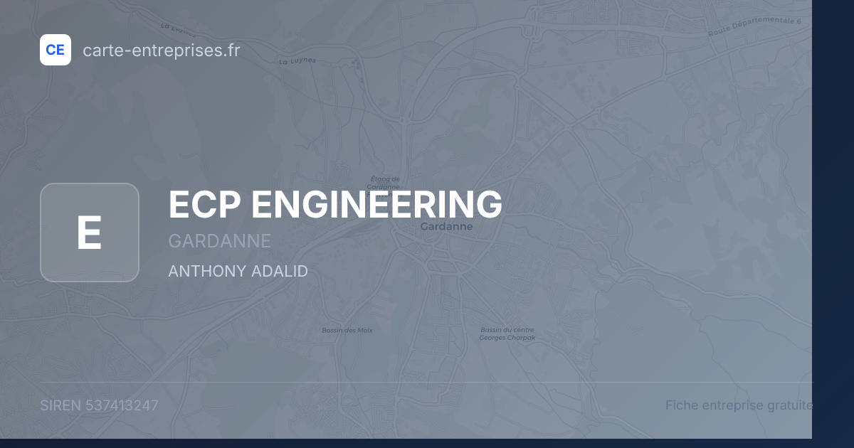 ECP ENGINEERING — 537413247 — fiche entreprise