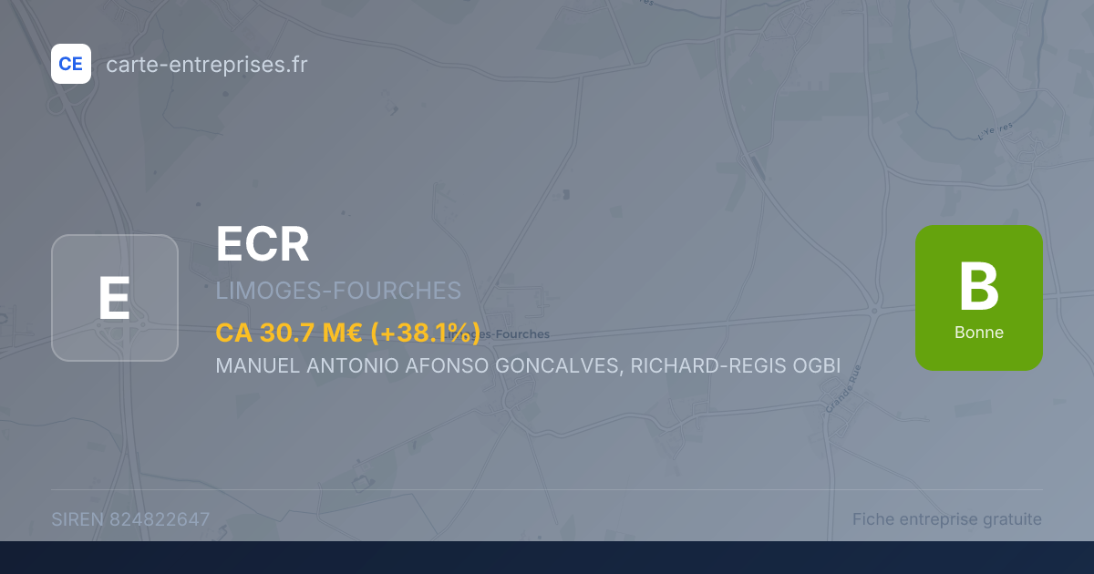 ECR — 824822647 — fiche entreprise