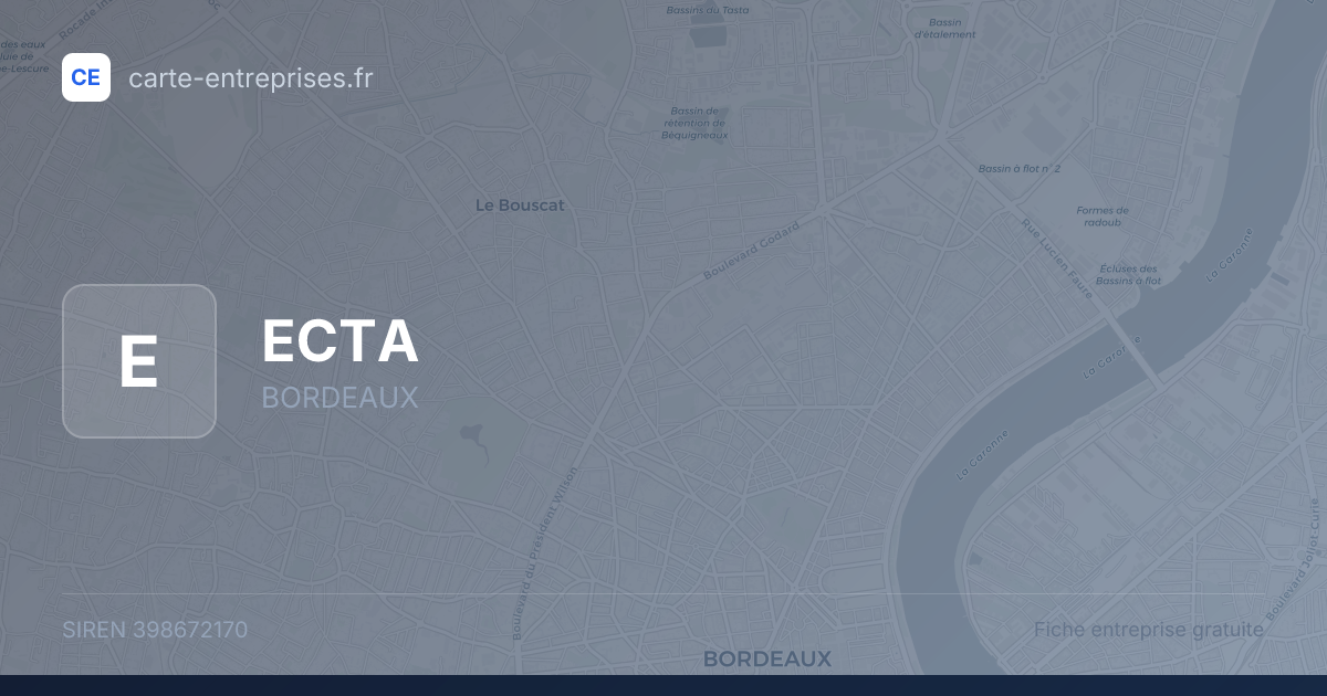 ECTA — 398672170 — fiche entreprise