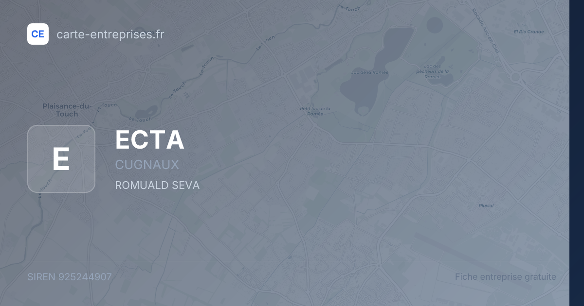 ECTA — 925244907 — fiche entreprise