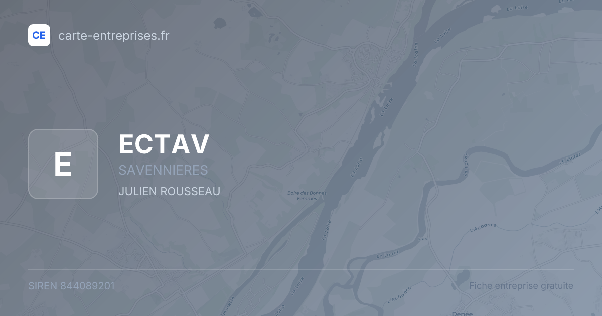 ECTAV — 844089201 — fiche entreprise