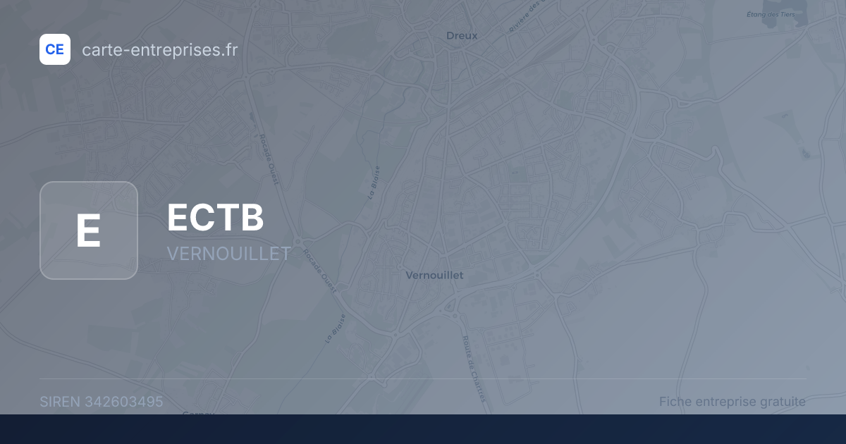 ECTB — 342603495 — fiche entreprise