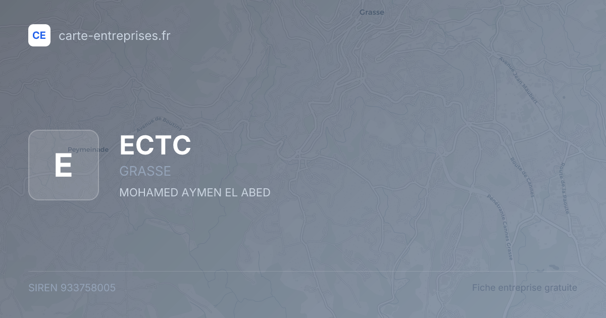 ECTC — 933758005 — fiche entreprise