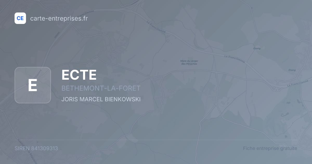 ECTE — 841309313 — fiche entreprise