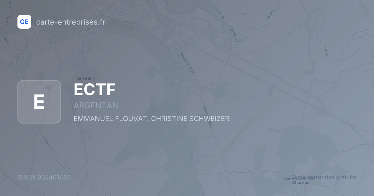 ECTF — 932401466 — fiche entreprise