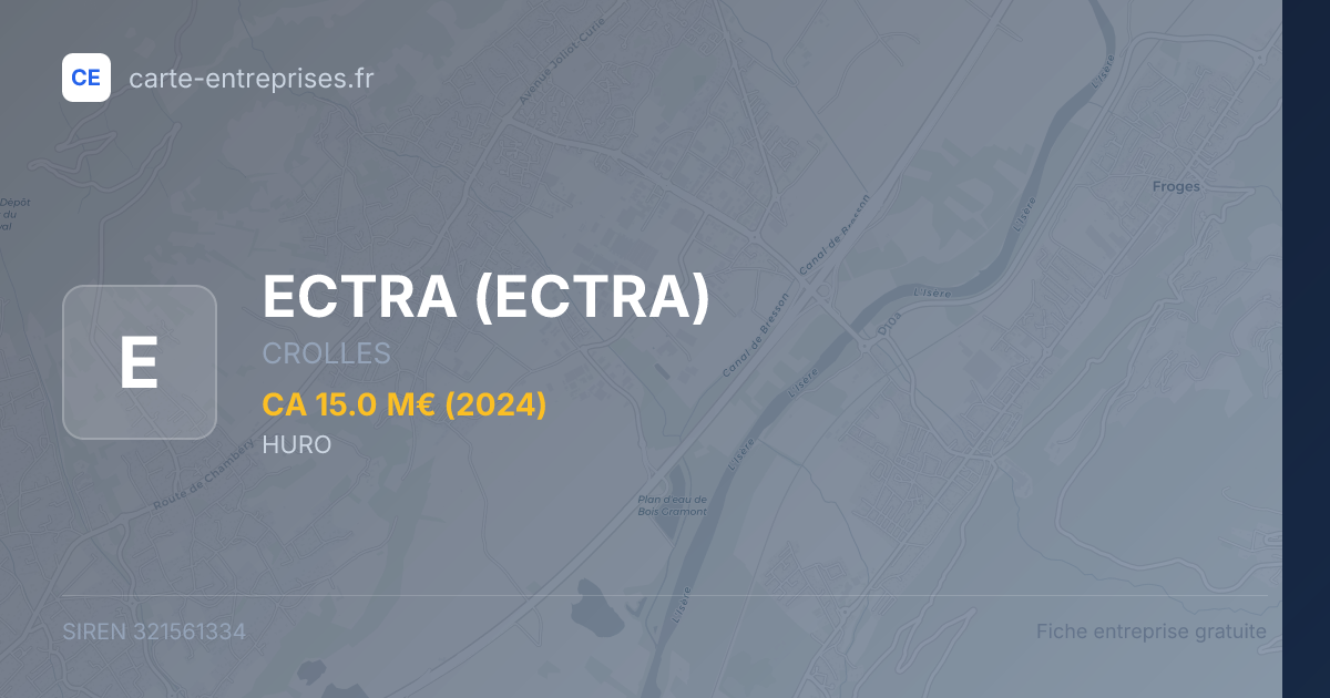 ECTRA — 321561334 — fiche entreprise
