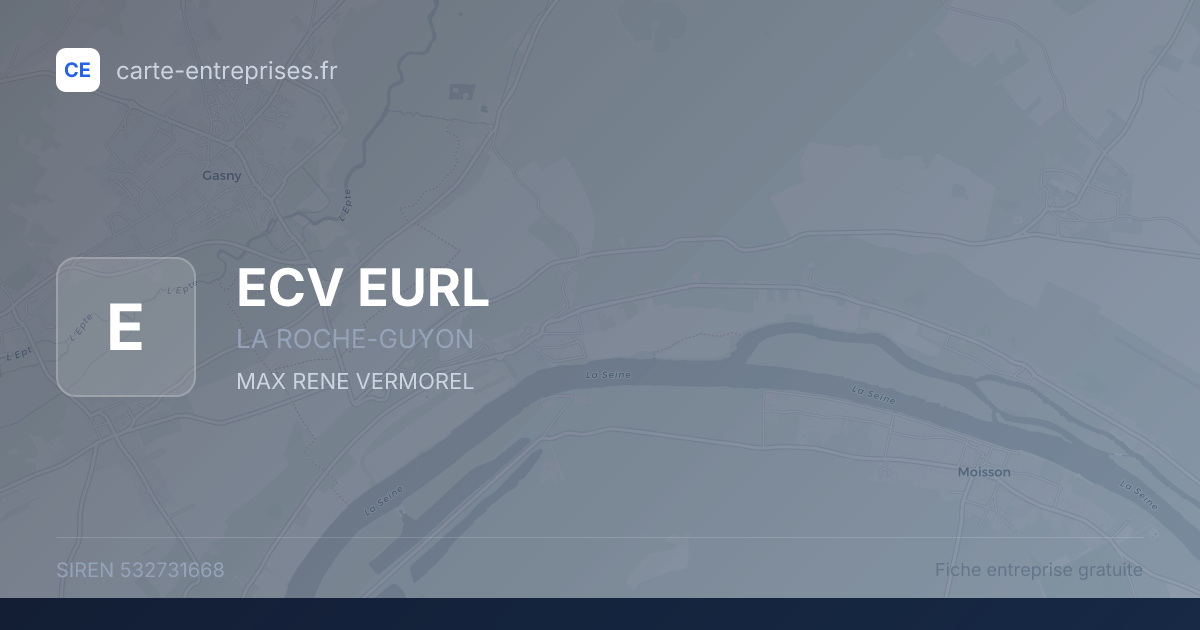 ECV EURL — 532731668 — fiche entreprise