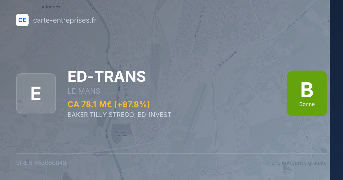 ED-TRANS — 453080848 — fiche entreprise