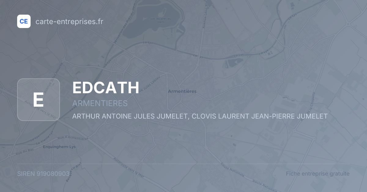 EDCATH — 919080903 — fiche entreprise