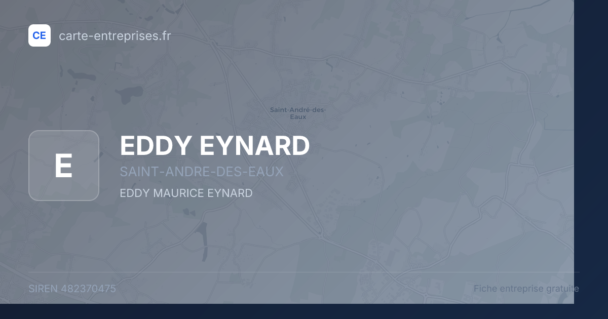 EDDY EYNARD — 482370475 — fiche entreprise