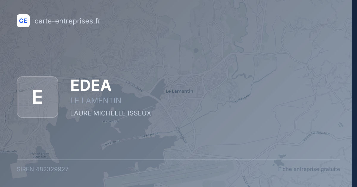 EDEA — 482329927 — fiche entreprise