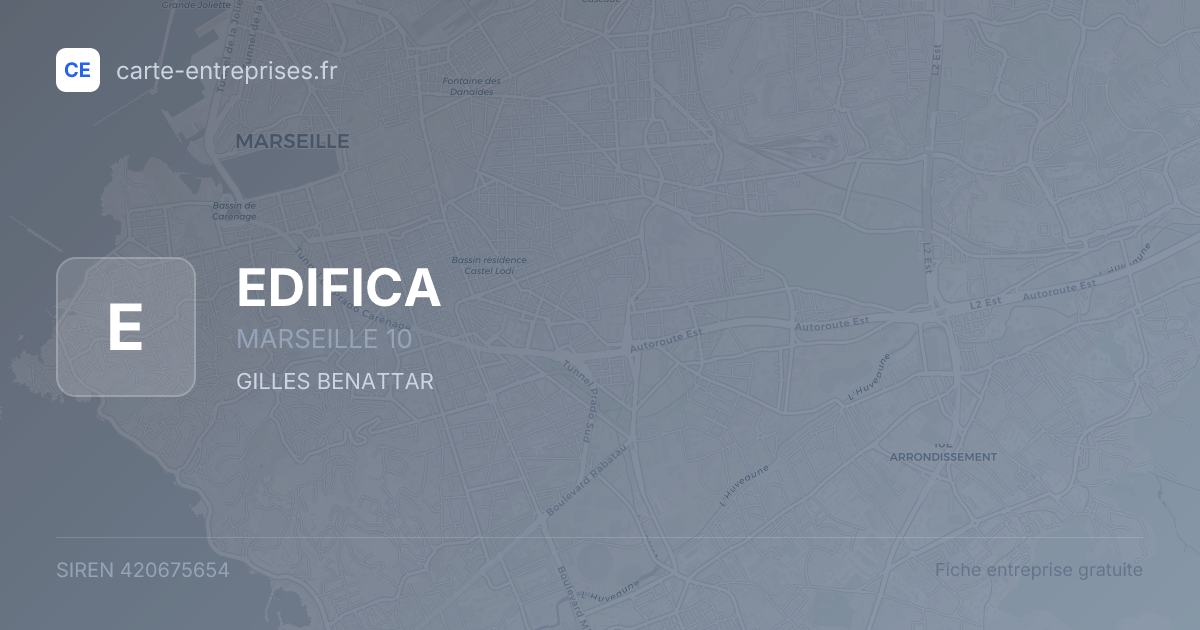 EDIFICA — 420675654 — fiche entreprise