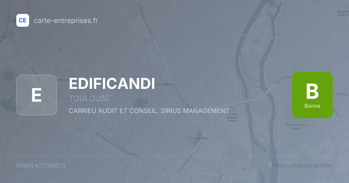 EDIFICANDI — 421790973 — fiche entreprise