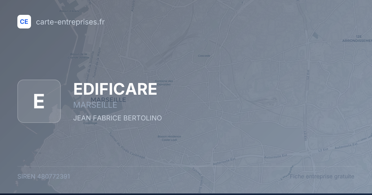 EDIFICARE — 480772391 — fiche entreprise