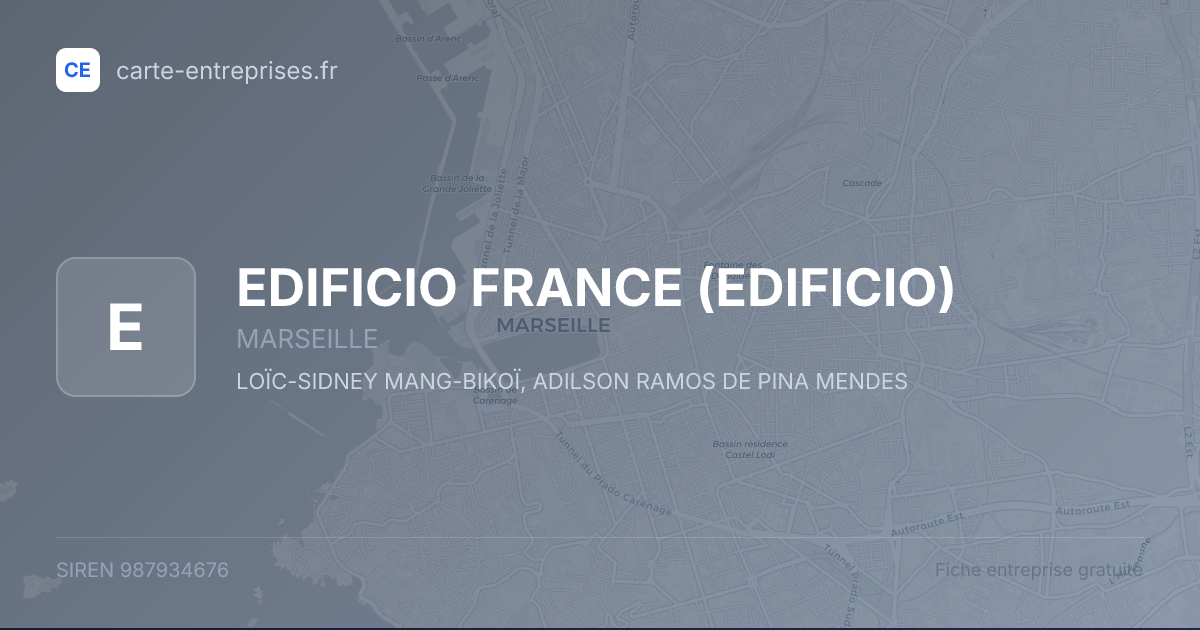 EDIFICIO FRANCE (EDIFICIO) — 987934676 — fiche entreprise