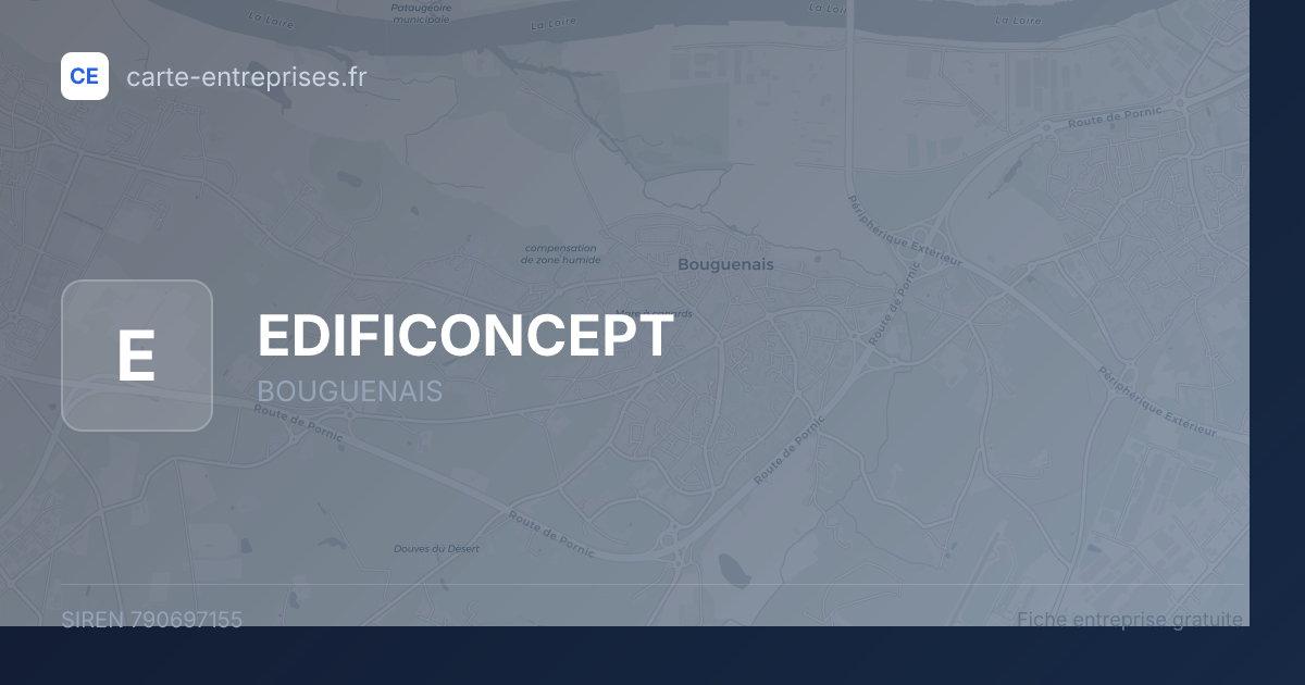 EDIFICONCEPT — 790697155 — fiche entreprise