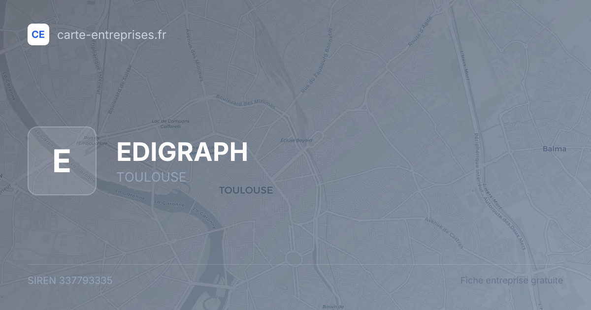 EDIGRAPH — 337793335 — fiche entreprise