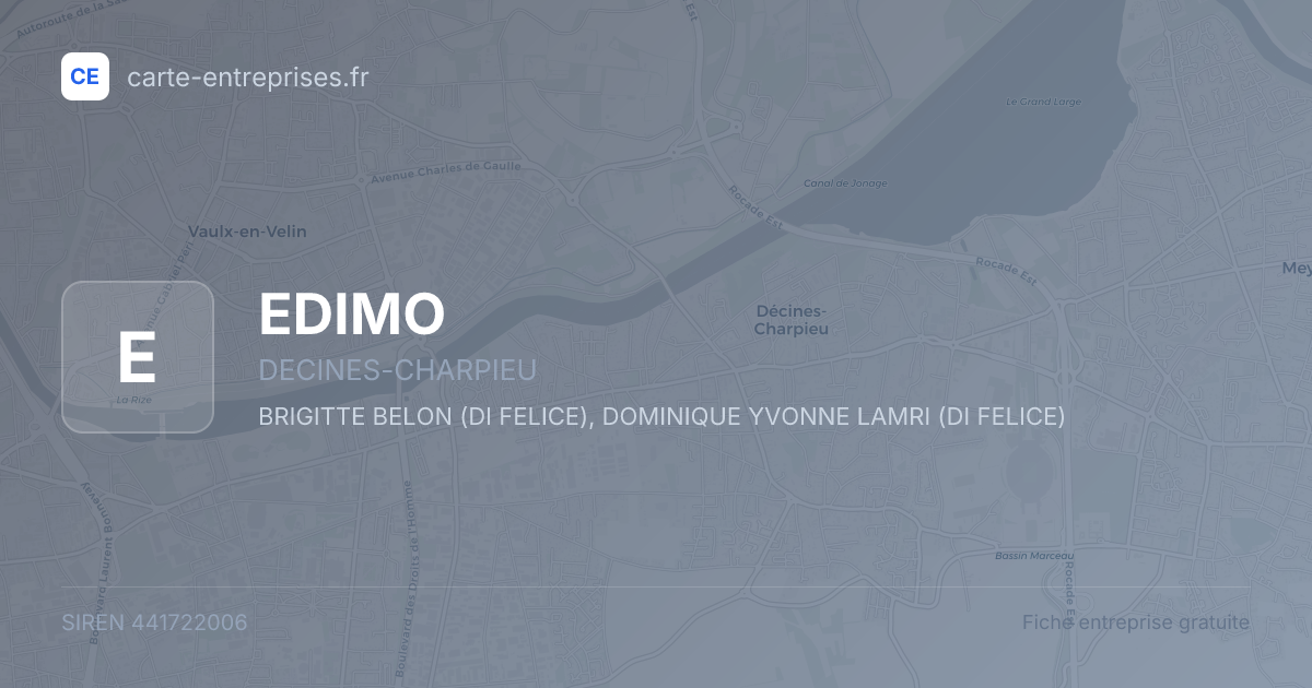 EDIMO — 441722006 — fiche entreprise