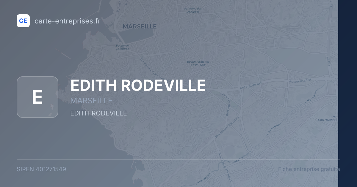 EDITH RODEVILLE — 401271549 — fiche entreprise