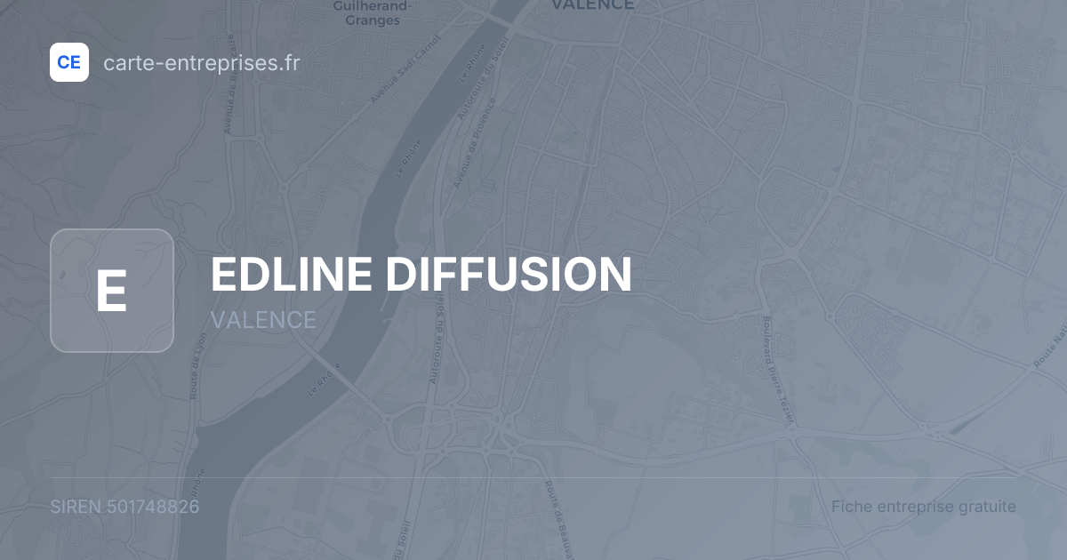 EDLINE DIFFUSION — 501748826 — fiche entreprise