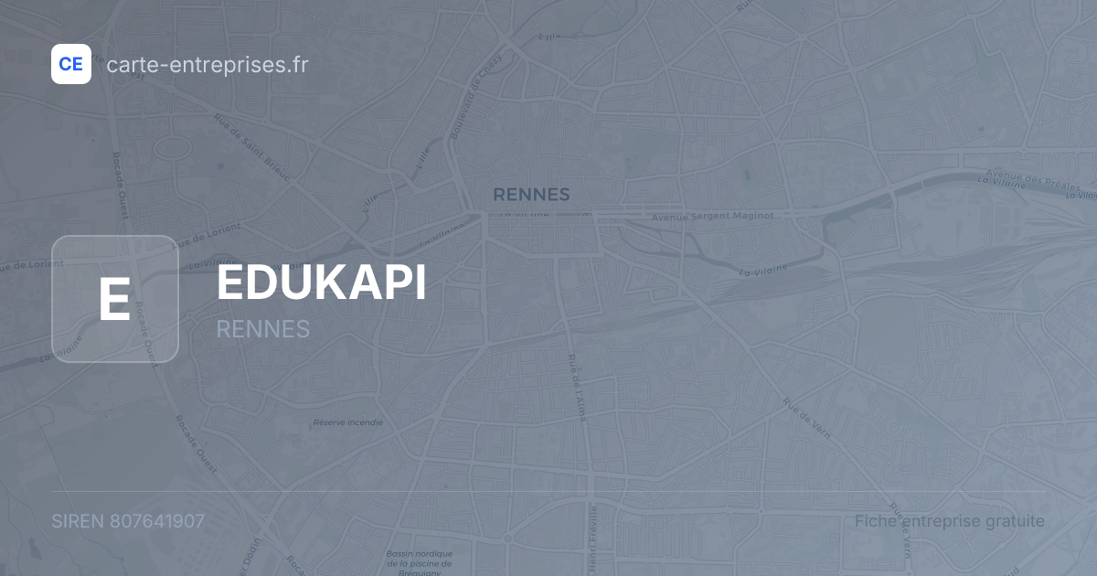 EDUKAPI — 807641907 — fiche entreprise