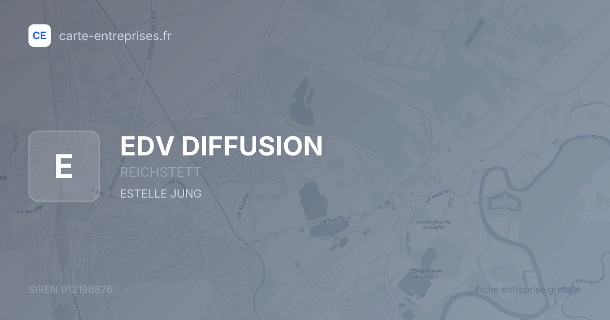 EDV DIFFUSION — 912198876 — fiche entreprise