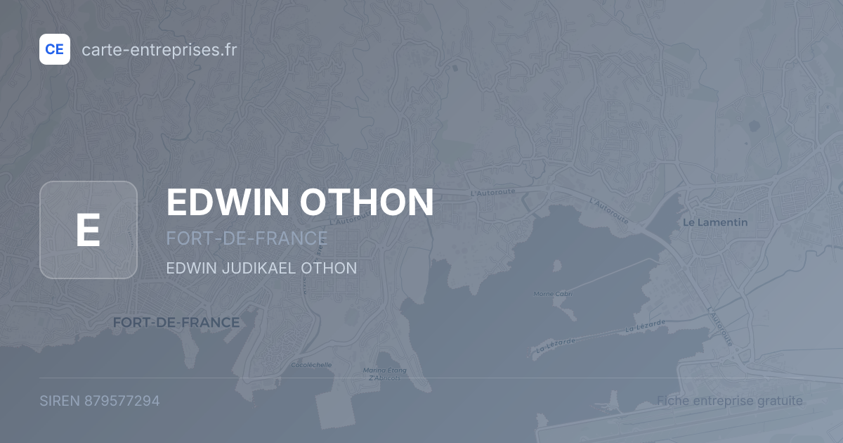 EDWIN OTHON — 879577294 — fiche entreprise