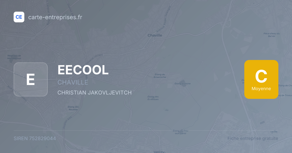 EECOOL — 752829044 — fiche entreprise