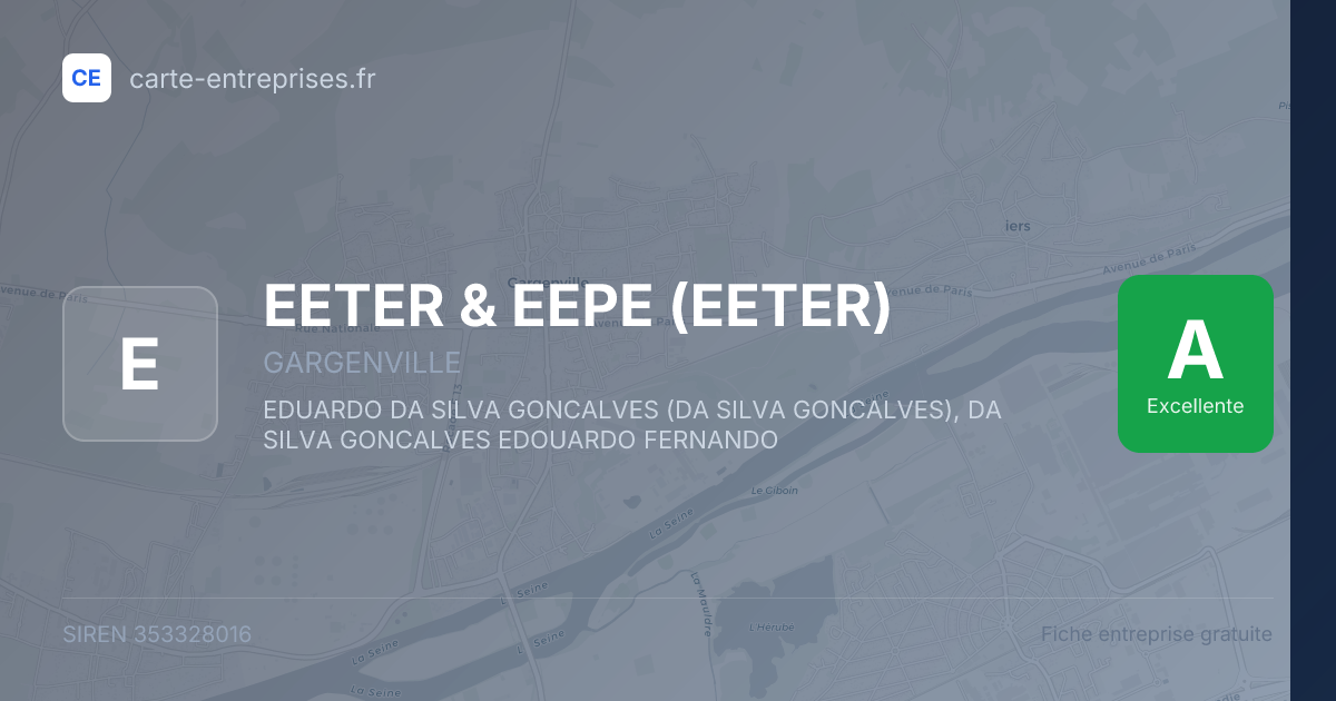 EETER & EEPE (EETER) — 353328016 — fiche entreprise