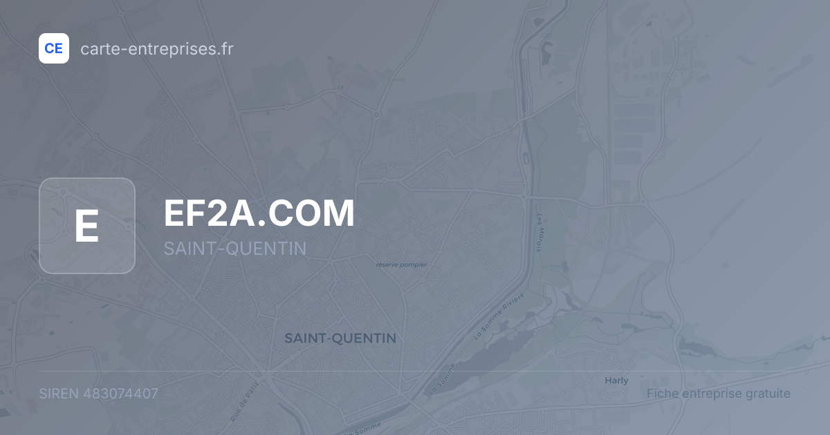 EF2A.COM — 483074407 — fiche entreprise