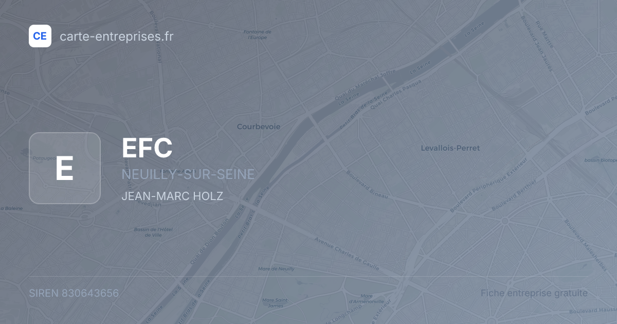 EFC — 830643656 — fiche entreprise