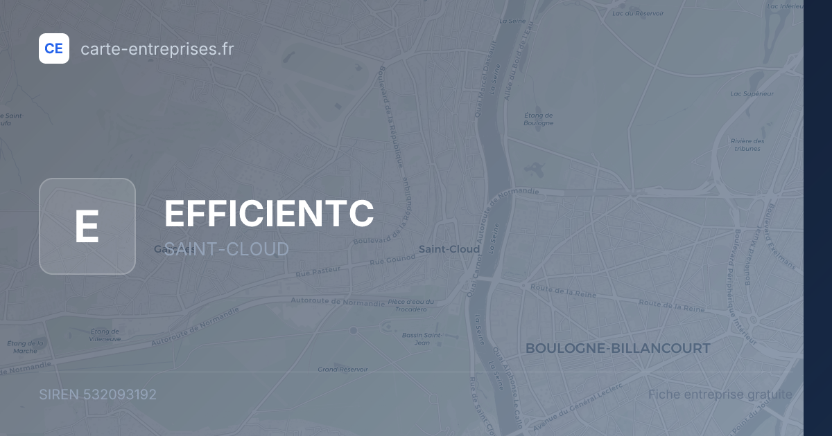 EFFICIENTC — 532093192 — fiche entreprise