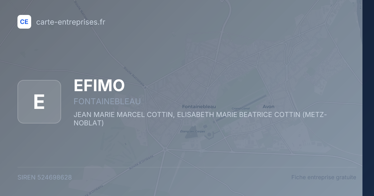 EFIMO — 524698628 — fiche entreprise