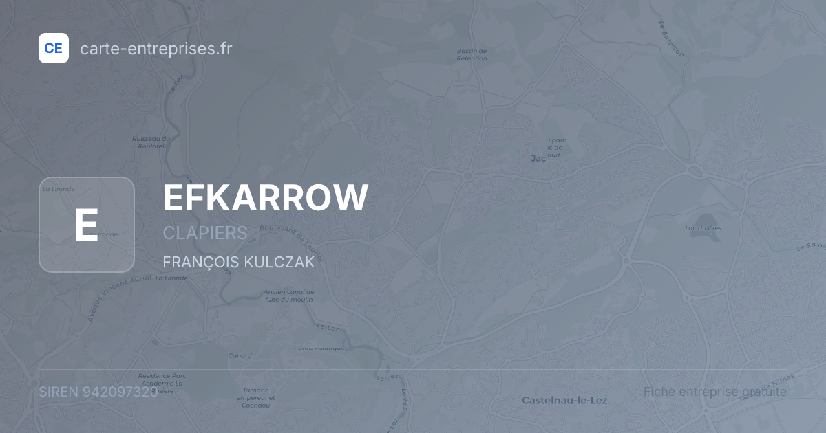 EFKARROW — 942097320 — fiche entreprise