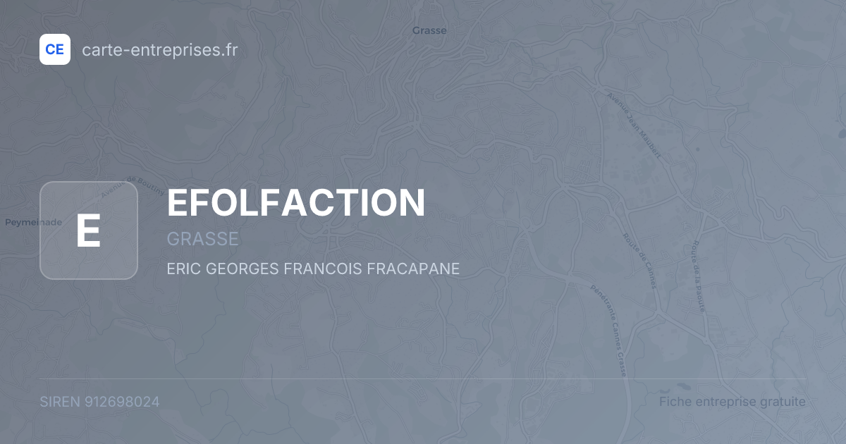 EFOLFACTION — 912698024 — fiche entreprise