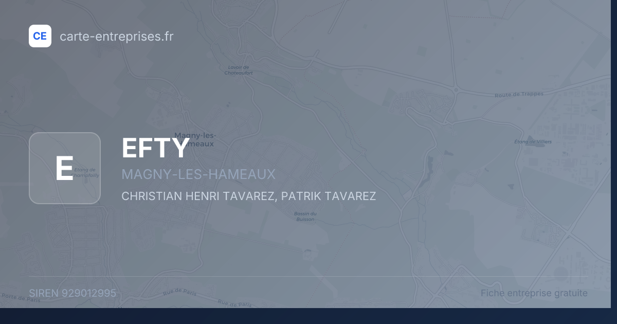 EFTY — 929012995 — fiche entreprise