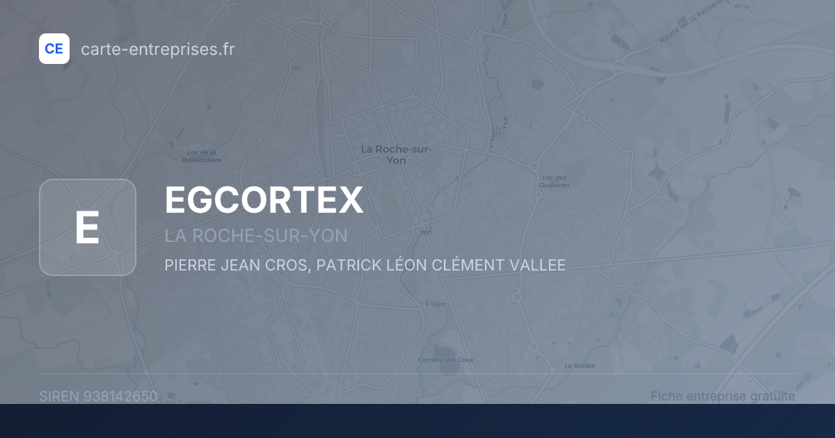 EGCORTEX — 938142650 — fiche entreprise