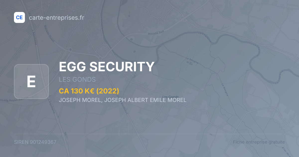 EGG SECURITY — 901249367 — fiche entreprise