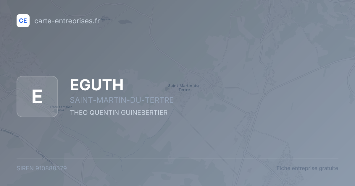 EGUTH — 910888379 — fiche entreprise