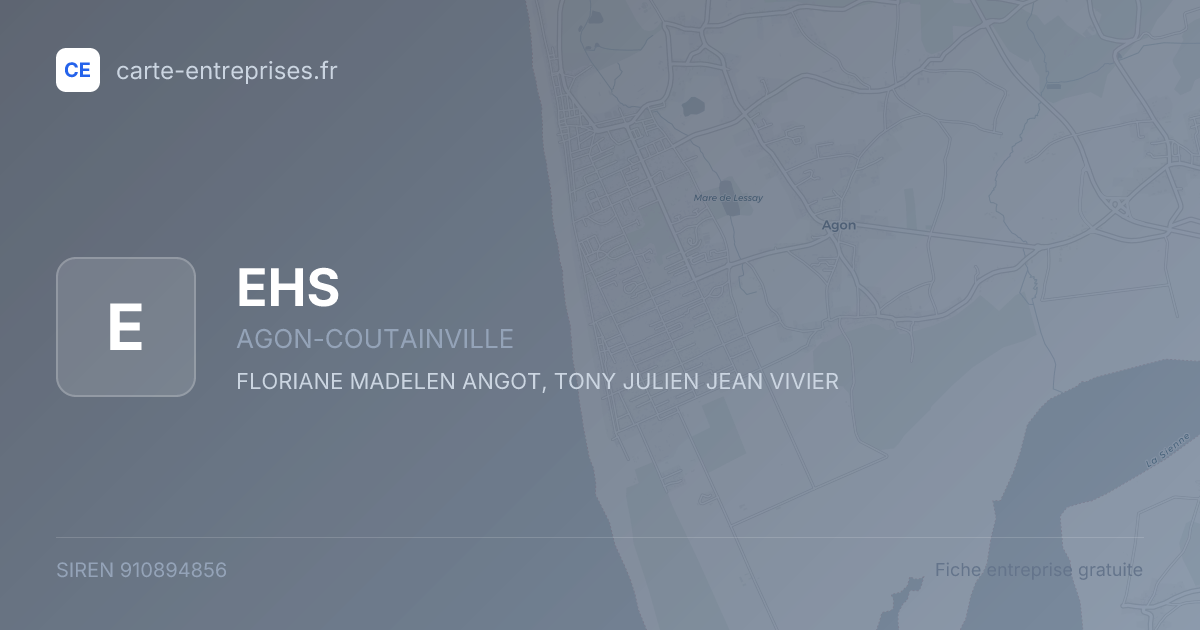 EHS — 910894856 — fiche entreprise