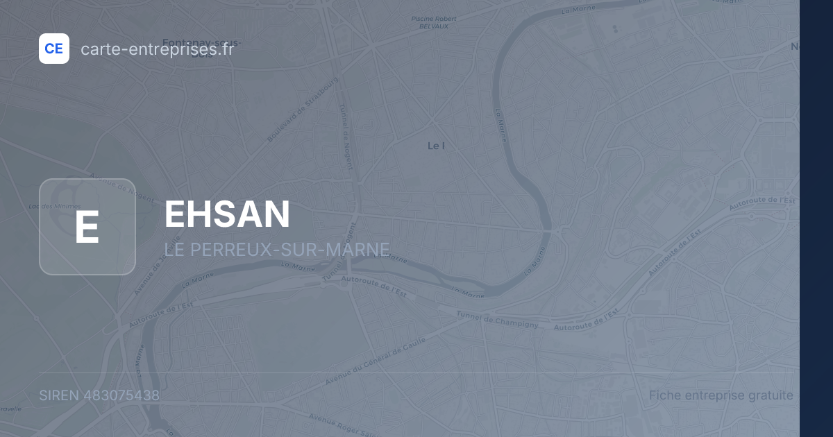 EHSAN — 483075438 — fiche entreprise